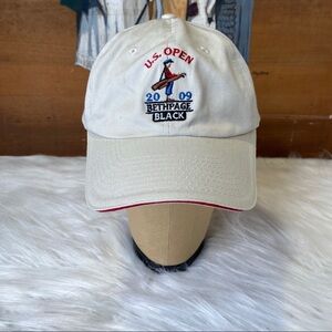 USGA Member US Open 2009 Beth Page Embroidered Khaki Adjustable Hat